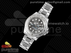 Yacht-Master 126622 904L Steel AR+F 1:1 Best Edition Gray Dial on SS Bracelet VR3235