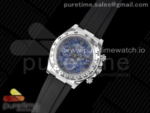 Daytona 116519 Clean 1:1 Best Edition 904L SS Case and Bracelet Blue Sodalite Dial on Oysterflex SA4130 V2