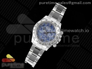 Daytona 116509 Clean 1:1 Best Edition 904L SS Case and Bracelet Blue Sodalite Dial SA4130 V2