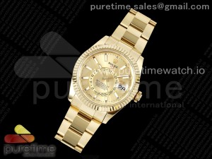Skydweller YG Noob Best Edition YG Dial on YG Bracelet A23J
