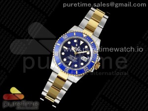 Submariner 41mm 126613 LB SS/YG Blue Ceramic 904L Steel JDF 1:1 Best Edition VR3235 V2