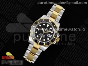 Submariner 41mm 126613 LN SS/YG Black Ceramic 904L Steel JDF 1:1 Best Edition VR3235 V2