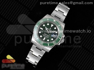 Submariner 40mm 116610 LV Green Ceramic 904L Steel RAF 1:1 Best Edition VR3135