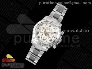 Daytona 116509 SS OMF Best Edition Meteorite Dial on SS Bracelet A7750 (Slim Movement)