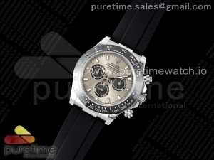 Daytona 116519 SS OMF Best Edition Gray/Black Dial on Oysterflex Strap A7750 (Slim Movement)