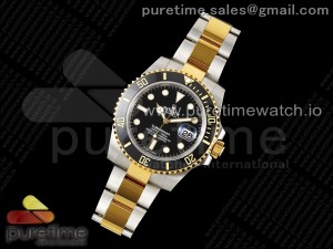 Submariner 116613 LN KF 1:1 Best Edition YG Wrapped Blue Dial on SS/YG Bracelet VR3135
