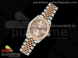 DateJust 36 SS/RG 126231 VSF 1:1 Best Edition 904L Steel RG Dial on Jubilee Bracelet VS3235
