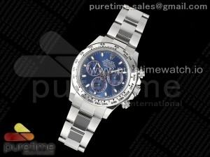 Daytona 116509 Clean 1:1 Best Edition Blue Stick Dial on SS Bracelet SA4130 V2