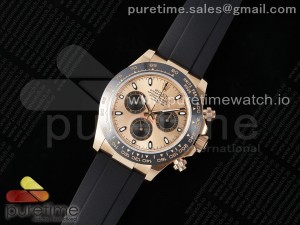 Daytona 116515 RG OMF Best Edition RG/Black Dial on Oysterflex Strap A7750 (Slim Movement)