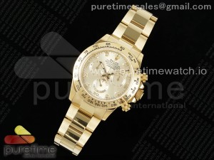 Daytona 116508 QF 1:1 Best Edition YG Diamonds Dial on YG Bracelet SH4130 V3 (Gain Weight)