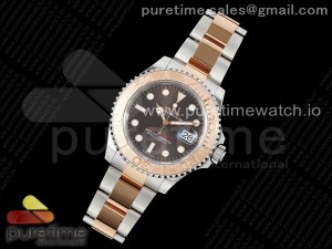 Yacht-Master 116623 904L Steel VSF 1:1 Best Edition Brown Dial on SS/RG Bracelet VS3135