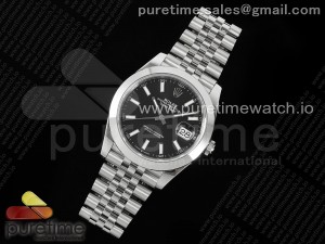 DateJust 41 126330 904L SS VSF 1:1 Best Edition Black Dial on Jubilee Bracelet VS3235