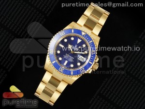 Submariner 41mm 126618 LB YG Blue Ceramic 904L Steel VSF 1:1 Best Edition VS3235