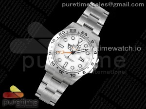 Explorer II 42mm 226570 904L SS C+F 1:1 Best Edition White Dial on Bracelet VR3285 CHS