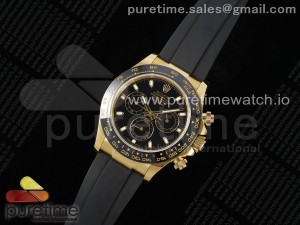 Daytona 116518 QF 1:1 Best Edition Black Dial on Oysterflex Strap SH4130 V3 (Gain Weight)