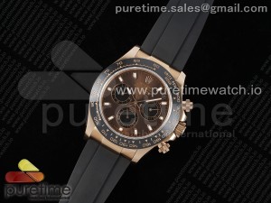 Daytona 116515 QF 1:1 Best Edition Brown Dial on Oysterflex Strap SH4130 V3 (Gain Weight)