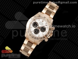 Daytona 116505 QF 1:1 Best Edition Meteorite Dial on RG Bracelet SH4130 V3 (Gain Weight)