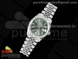 Datejust 36 126234 904L Steel AR+F 1:1 Best Edition Green Dial on SS Bracelet VR3235