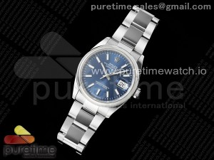 DateJust 36 SS 126200 VSF 1:1 Best Edition 904L Steel Blue Dial on Oyster Bracelet VS3235