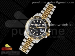 GMT Master II 126713 GRNR ARF Best Edition Black Dial on SS/YG Jubilee Bracelet VR3285 CHS