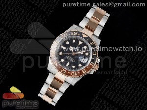 GMT Master II 126711 CHNR 904L SS ARF 1:1 Best Edition on SS/RG Bracelet VR3285 CHS