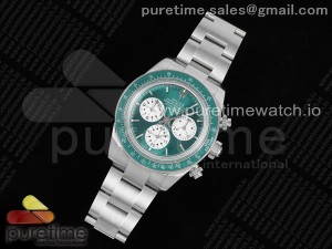 Daytona SS ADGF Best Edition Green/White Dial on SS Bracelet A7750