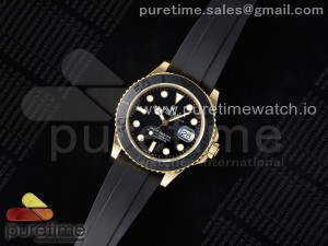 Yacht-Master 226658 KF 1:1 Best Edition YG Wrapped on Oysterflex Strap VR3235 (Gen Weight)