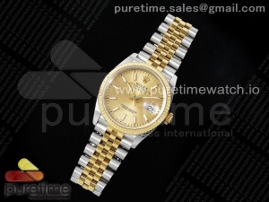 DateJust 36 126233 APF 1:1 Best Edition 904L Steel YG Sitck Dial on SS/YG Jubilee Bracelet VR3235