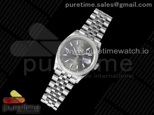 DateJust 36 126234 APF 1:1 Best Edition 904L Steel Gray Sitck Dial on SS Jubilee Bracelet VR3235