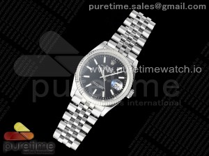 DateJust 36 126234 APF 1:1 Best Edition 904L Steel Black Sitck Dial on SS Jubilee Bracelet VR3235