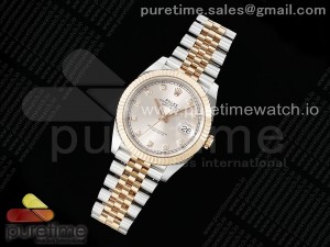 DateJust 41 126331 Clean 1:1 Best Edition 904L Steel RG Diamonds Dial on SS/RG Jubilee Bracelet VR3235