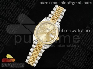 DateJust 36 126233 Clean 1:1 Best Edition 904L Steel YG Diamonds Dial on SS/YG Jubilee Bracelet VR3235