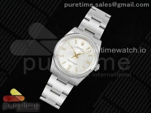 Oyster Perpetual 126000 36mm APF 1:1 Best Edition 904L Steel Silver Dial VR3230