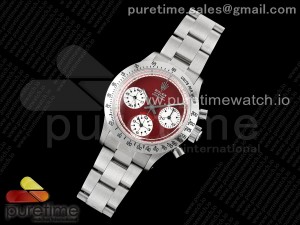 Vintage Daytona SS EF Best Edition Red/White Dial on SS Bracelet Lemania Chrono Movement