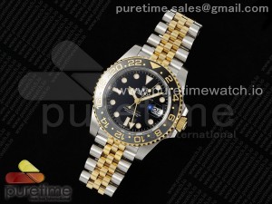 GMT Master II 126713 GRNR C+SF Best Edition Black Dial on SS/YG Jubilee Bracelet VR3285 CHS