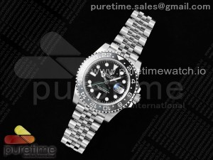 GMT-Master II 126710 GRNR Black/Gray Ceramic 904L Steel 3EF 1:1 Best Edition on Jubilee Strap VR3285