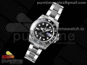 GMT-Master II 126710 GRNR Black/Gray Ceramic 904L Steel 3EF 1:1 Best Edition on Oyster Strap VR3285