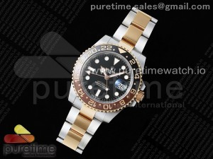 GMT Master II 126715 CHNR 904L SS APSF 1:1 Best Edition on Oyster Bracelet VR3285 CHS