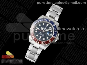 GMT Master II 126719 BLRO 904L SS APSF 1:1 Best Edition Blue Dial on Oyster Bracelet VR3285 CHS