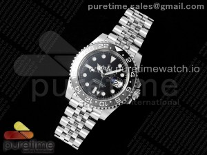 GMT-Master II 126710 GRNR Black/Gray Ceramic 904L Steel Clean 1:1 Best Edition on Jubilee Strap DD3285