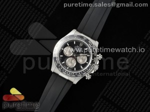 Daytona 126519 QF 1:1 Best Edition Black/Silver Dial on Oysterflex Strap SH4131 V5