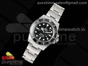 Submariner 41mm 124060 No Date Black Ceramic 904L Steel VSF 1:1 Best Edition VS3230