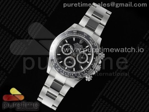 Daytona 126500 SBF 1:1 Best Edition 904L Steel Black Dial on SS Braclet DD4802