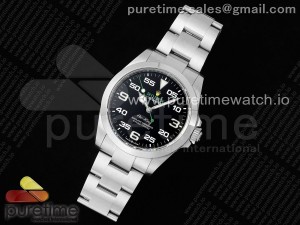 Air-King 126900 VSF 1:1 Best Edition 904L Steel Black Dial on SS Bracelet VS3230