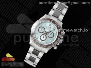 Daytona 126506 QF 1:1 Best Edition Ice Blue Dial Lume Marker on SS Braclet SH4131 V5