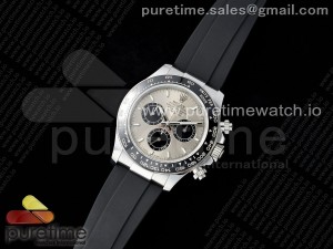 Daytona 126519 QF 1:1 Best Edition Gray/Black Dial on Oysterflex Strap SH4131 V6 (Weighted)