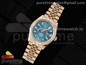 Skydweller 336935 RG Noob 1:1 Best Edition Blue Dial on RG Bracelet A9002