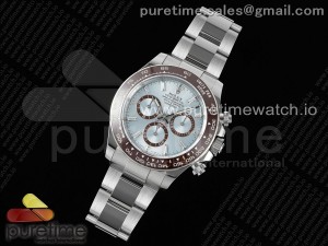 Daytona 126506 EWEF 1:1 Best Edition Ice Blue Dial Crystal Marker on SS Braclet SH4131