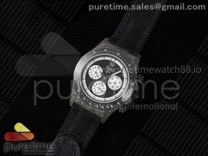 Daytona DIW Black Carbon DIWF Best Edition Black/White Dial on Black Nylon Strap SH4130