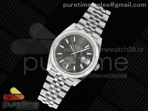 DateJust 41 126334 EWEF 1:1 Best Edition Gray Stick Dial on Jubilee Bracelet A3235